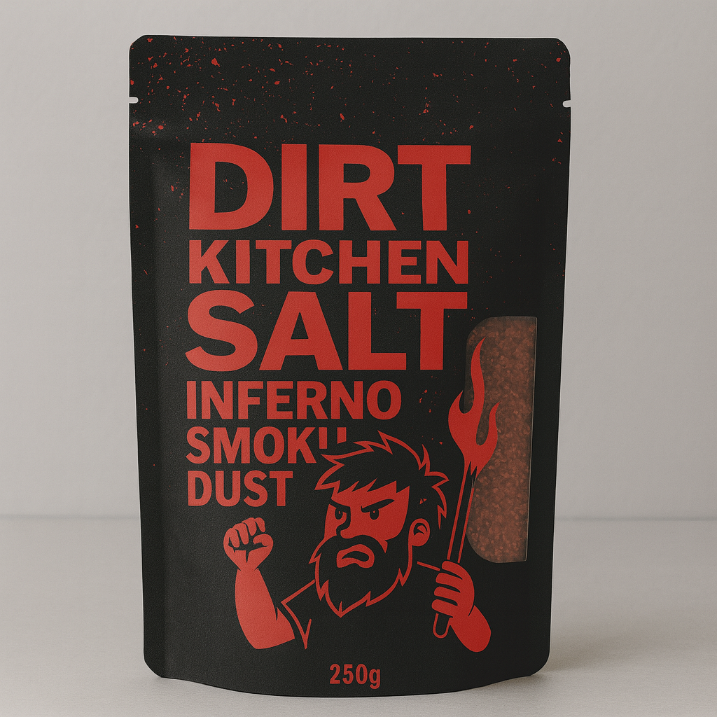 INFERNO SMOKE DUST – Hickory-Chili Rauchsalz (250 g) | Dirt Kitchen Salt