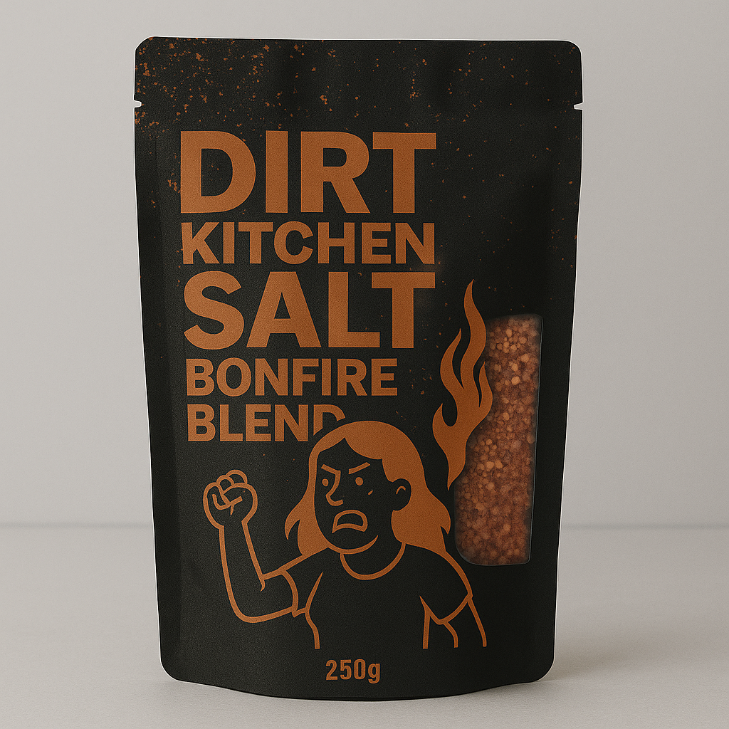 BONFIRE BLEND – Hickory-Kirsch Rauchsalz (250 g) | Dirt Kitchen Salt