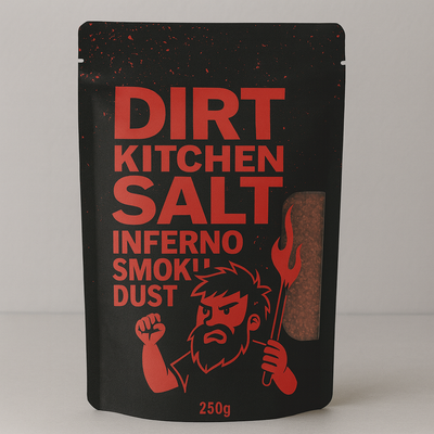 INFERNO SMOKE DUST – Hickory-Chili Rauchsalz (250 g) | Dirt Kitchen Salt