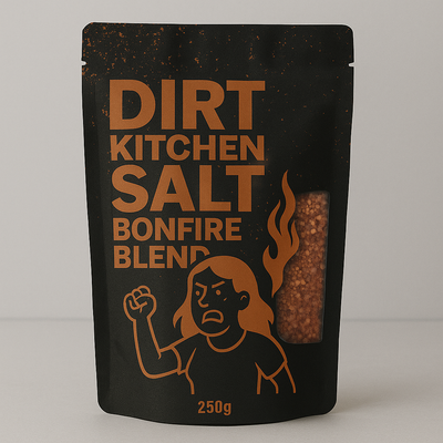 BONFIRE BLEND – Hickory-Kirsch Rauchsalz (250 g) | Dirt Kitchen Salt